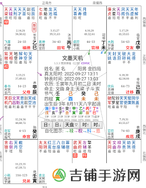 文墨天机解析命盘详解